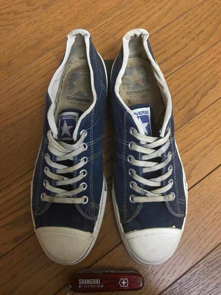 Vintage USED 70s Converse ‘STRAIGHT SHOOTER’ Made In USA SIZE US 8 | Lokein