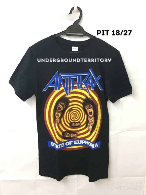 Antrax Europhia Official Band Merchandise T-shirt S