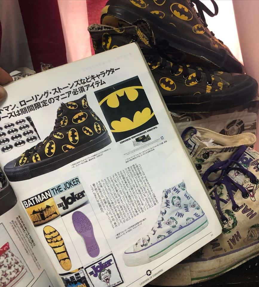 Vintage 1989's Converse Chuck Taylor X DC Comic Character “Batman” and “The  Joker” Hi Top Sneakers COMBO DEAL!! | Lokein