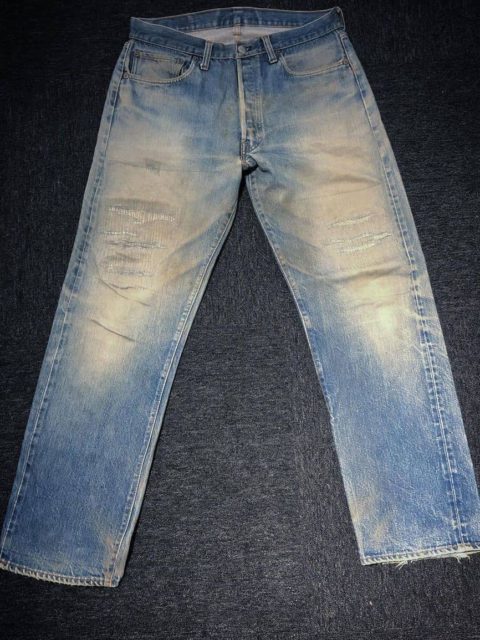 Vintage 90's Levis Rindem 501 Redline Button No 6 Pants