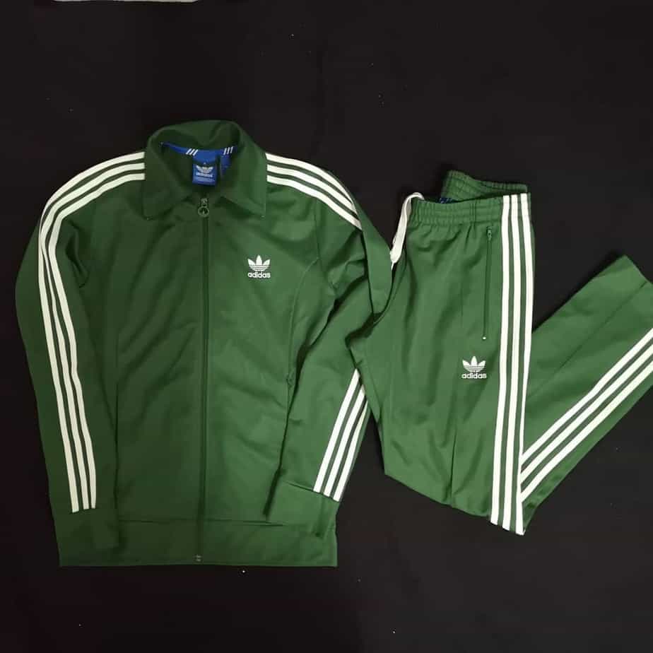 Authentic Adidas Green tracksuit | Lokein