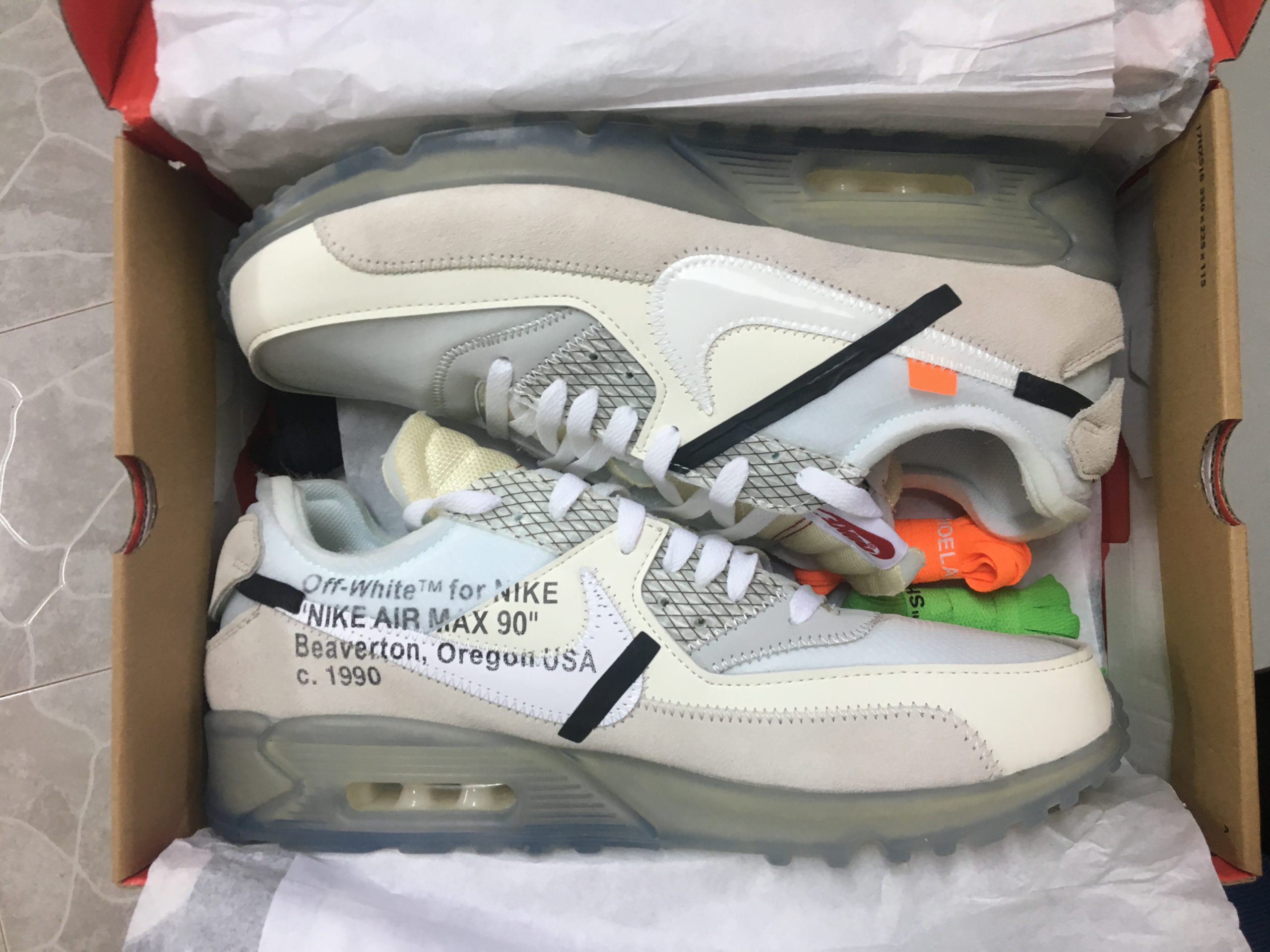 air max 90 the ten off white